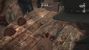 A Five Finger Fillet game in progress.