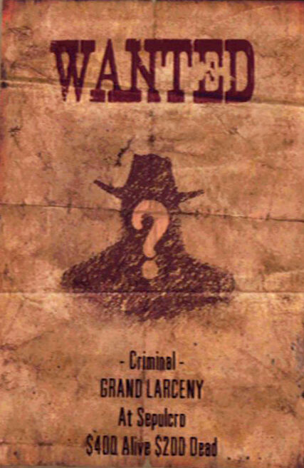 Wanted Poster Red Dead Wiki Fandom