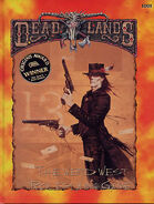 Cover for the undead western game Deadlands, to which this outfit bears a striking resemblance.