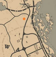 The location of Hosea Matthews and Lenny Summers' graves