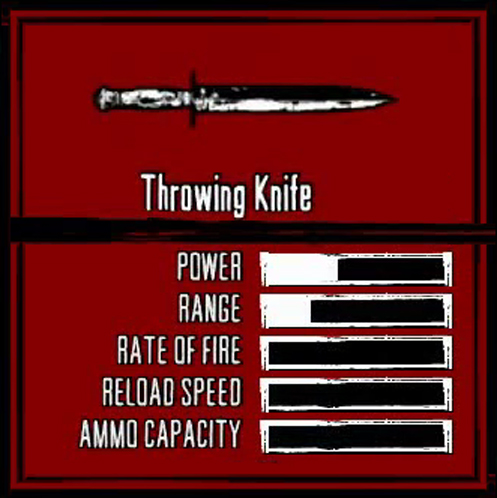 Throwing Knives, Red Dead Wiki