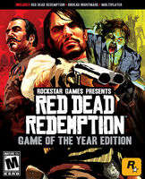 The cover of the game of the year edition of Red Dead Redemption.