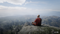RDR2 POI 24 Meditating Monk 01