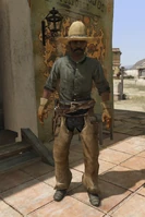 Gonzalo outside Chuparosa Cantina