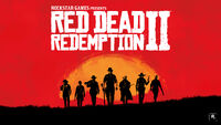 Promotional teaser for Redemption II showcasing members of the Van der Linde gang, Dutch is the third from left.