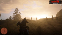 Arthur shooting at an enemy