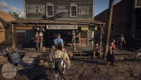 Arthur outside the Worths General Store