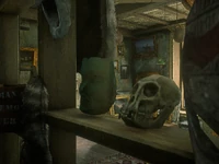 Second identical mask in the Saint Denis fence