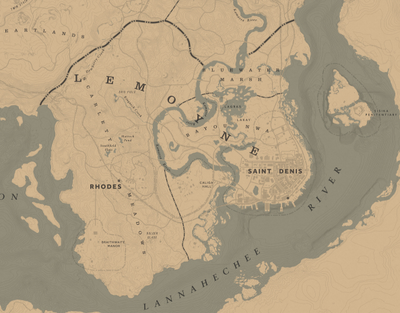 The states of New Hanover, Ambarino and Lemoyne are new to the series, and  are located