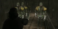 Diego yelling at his soldiers.