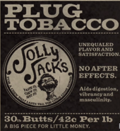 Advertisement for Jolly Jack's Plug Tobacco