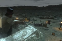 Rufus defends Twin Rocks from the Undead