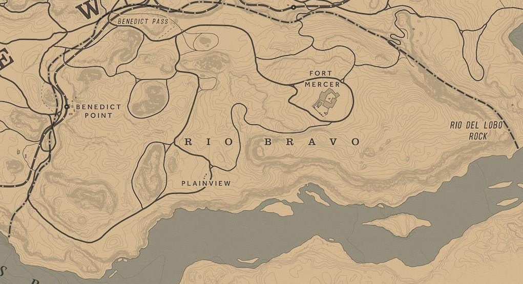 Río Bravo, Red Dead Wiki