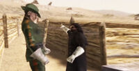 Diego yelling at Daren in "The Traitor".