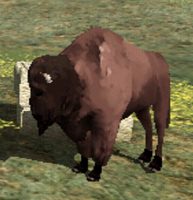Bizon w Red Dead Revolver