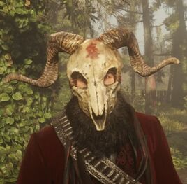 Ram Skull Mask RDR2
