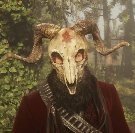 violin Aflede Udtale Ram Skull Mask | Red Dead Wiki | Fandom