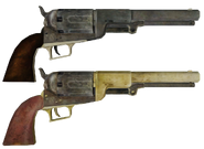 Unused Walker Revolver and Gold Variation