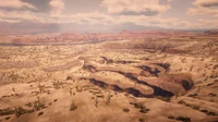 Sidewinder Gulch seen in Red Dead Redemption 2 via glitch
