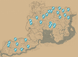 RDR2 dino bone Locations