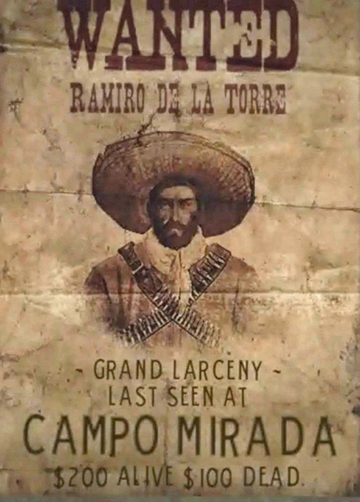 Wanted Poster, Red Dead Wiki