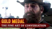 Red Dead Redemption 2 - Mission 77 - The Fine Art of Conversation Gold Medal