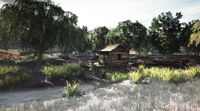 Billy and Annabel West's little shack on Stillwater Creek.