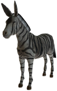 3D model of a Zebra Donkey