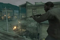 Everett defends Armadillo from the Undead