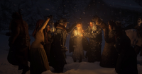 Sadie Adler being introduced to the gang