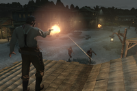 Jacques defends Thieves' Landing from the Undead