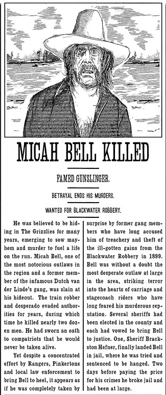 Micah Bell Killed | Red Dead Wiki | Fandom