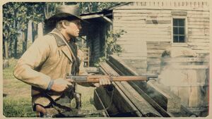 Arthur with BOLT-ACTION RIFLE RDR2