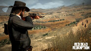 John Marston utilisant le Fusil Carcano