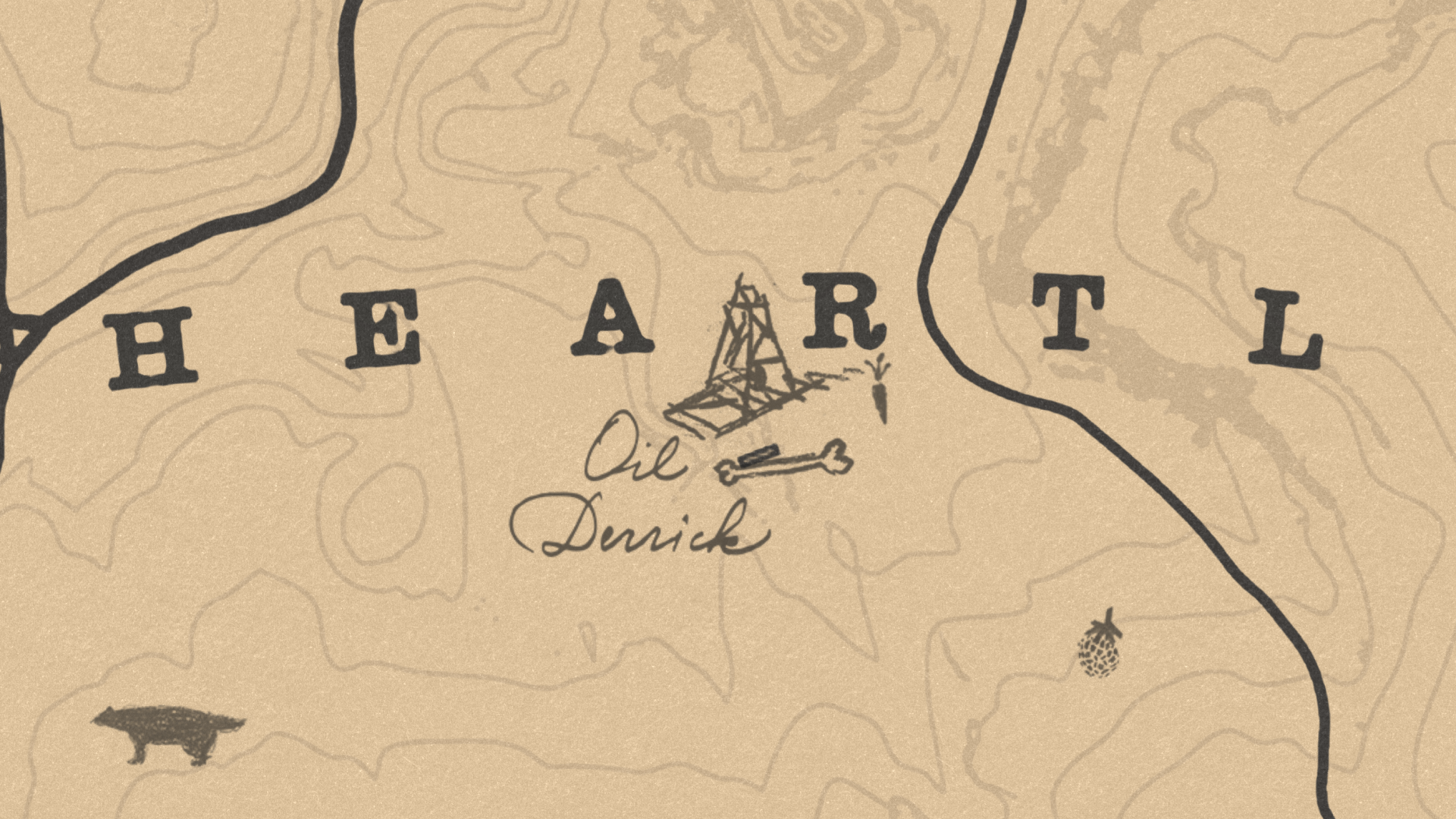 Red Dead Redemption 2 Os De Dinosaure Carte Oil Derrick | Red Dead Wiki | Fandom