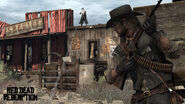 John Marston se servant de la carabine