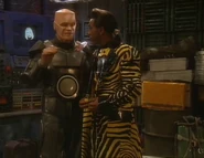 Cat's recoloured suit from "Camille" ("Terrorform")