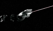 SS Trojan being towed behind Red Dwarf (2)