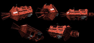 A Back-To-Earth-era montage of the ship