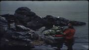 8mm film of the ocean moon set
