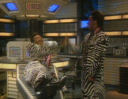  high-fives his "perfect mate"