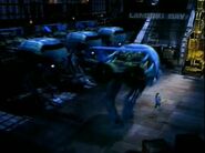 Cat dances with Blue Midget to impress an attractive Ground Controller ("Back in the Red", Series VIII)