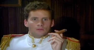 'Admiral' Rimmer smoking a cigar ("Better Than Life")