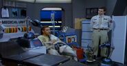 The Medical Unit and Medi-Bot in Series I ("Confidence and Paranoia")