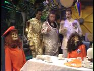The interior of Nova 5, which Kryten had filled with plants, and covered the walls with hanging ivy ("Kryten", Series II)