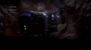 Blue Midget hiding in an asteroid belt ("The Beginning", Series X)