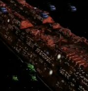 Fleets of Starbugs and Blur Midgets escape Red Dwarf ("Only the Good...")