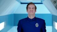 Rimmer installs his own self-moving corridors ("Officer Rimmer")