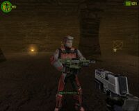 Red Faction member armed with the rocket launcher