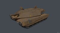 3D model of the EDF Medium Tank.